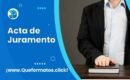 Formato de Acta de Juramento Word/PDF