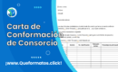 Formato de Carta de Conformación de Consorcio