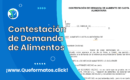 Formato de Contestación de Demanda de Alimentos: Guía y Ejemplo