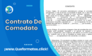 Formato de Contrato De Comodato: Modelo, Uso y Casos Aplicables