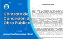 Formato de Contrato de Concesión de Obra Pública