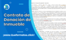 Formato de Contrato de Donación de Inmueble: Guia y Modelo en Word/PDF