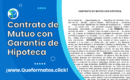 Formato de Contrato de Mutuo con Garantía de Hipoteca