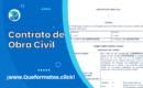 Formato de Contrato de Obra Civil: Ejemplo en Word o PDF