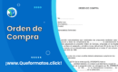Formato de Orden de Compra: Modelo en Word para Llenar