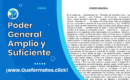 Formato de Poder General Amplio y Suficiente