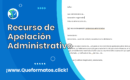 Formato de Recurso de Apelación Administrativo: Guía y Ejemplo en Word