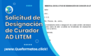 Formato de Solicitud de Designación de Curador AD LITEM: Modelo en Word