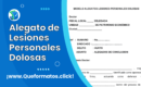 Formato de Alegato de Lesiones Personales Dolosas