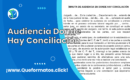 Formato de Audiencia Donde Hay Conciliación