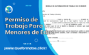 Formato de Carta de Permiso de Trabajo Para Menores de Edad: Word/PDF