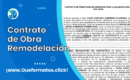 Formato de Contrato de Obra Remodelación Word/PDF