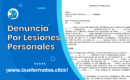 Formato de Denuncia Por Lesiones Personales: Word/PDF