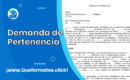 Formato de Demanda de Pertenencia: Guía para Utilizar este Documento Legal