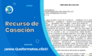 Formato de Recurso de Casación: Modelo Descargable