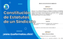 Formato de Constitución de Estatutos de un Sindicato: Guia y Word