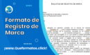 Formato de Registro de Marca: Modelo Word/PDF
