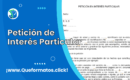 Formato de Petición de Interés Particular: Administrativo