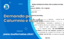 Formato de Demanda por Calumnia e Injuria: Modelo en Word