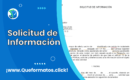Formato de Solicitud de Información, ejemplo de carta en Word