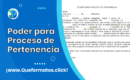 Formato de Poder para Proceso de Pertenencia, Ejemplo y Modelo en Word o PDF