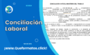 Formato de Conciliación Laboral (Ministerio del Trabajo)