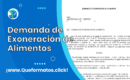 Formato de Demanda de Exoneración de Alimentos (Word)