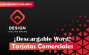 5 Plantillas de Tarjetas de Presentación para Editar en Word