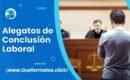 Formato de Alegatos de Conclusión Laboral Word/PDF