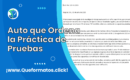 Formato de Auto que Ordena la Práctica de Pruebas: Modelo en Word