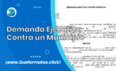 Formato de Demanda Ejecutiva Contra un Municipio: Guía Y Modelo Descargable