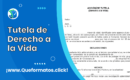Formato de Tutela de Derecho a la Vida: Guía y Modelo