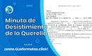 Formato de Desistimiento de la Querella: Guía Fácil y Modelo para Descargar