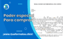 Formato de Poder Especial para Comprar (Notarial)