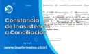 Formato de Constancia de Inasistencia a Conciliación: Guía y Ejemplo