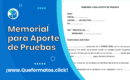 Formato de Memorial para Aporte de Pruebas en Word
