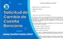 Carta Para Solicitud de Cambio de Cuenta Bancaria